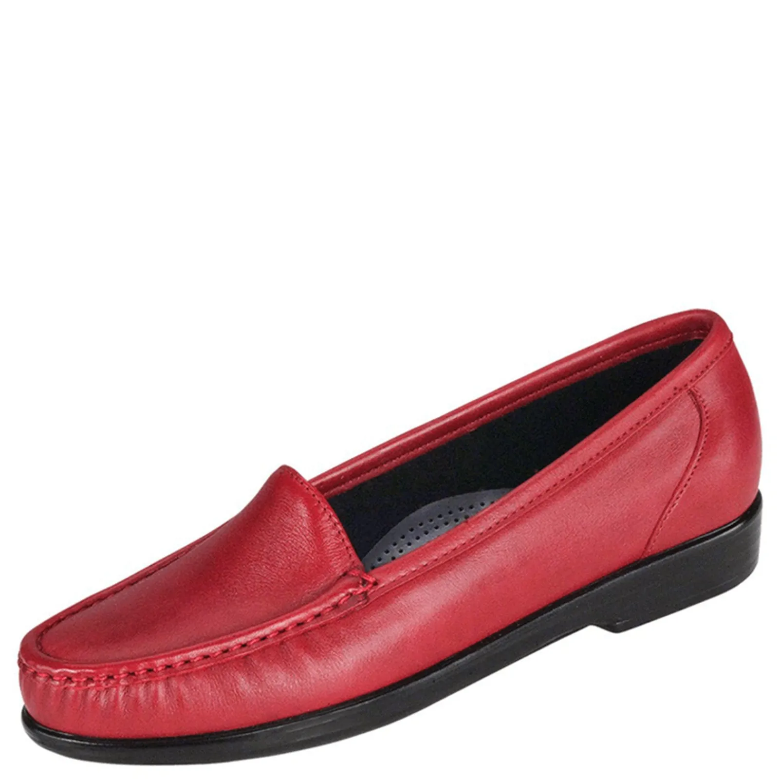 SAS Loafers|Women's , Simplify Loafer Red