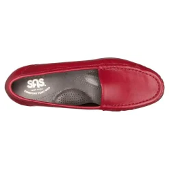 SAS Loafers|Women's , Simplify Loafer Red