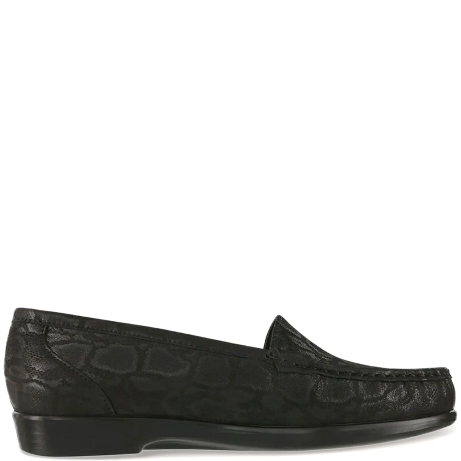 SAS Loafers|Women's , Simplify Loafer Black Snake Print