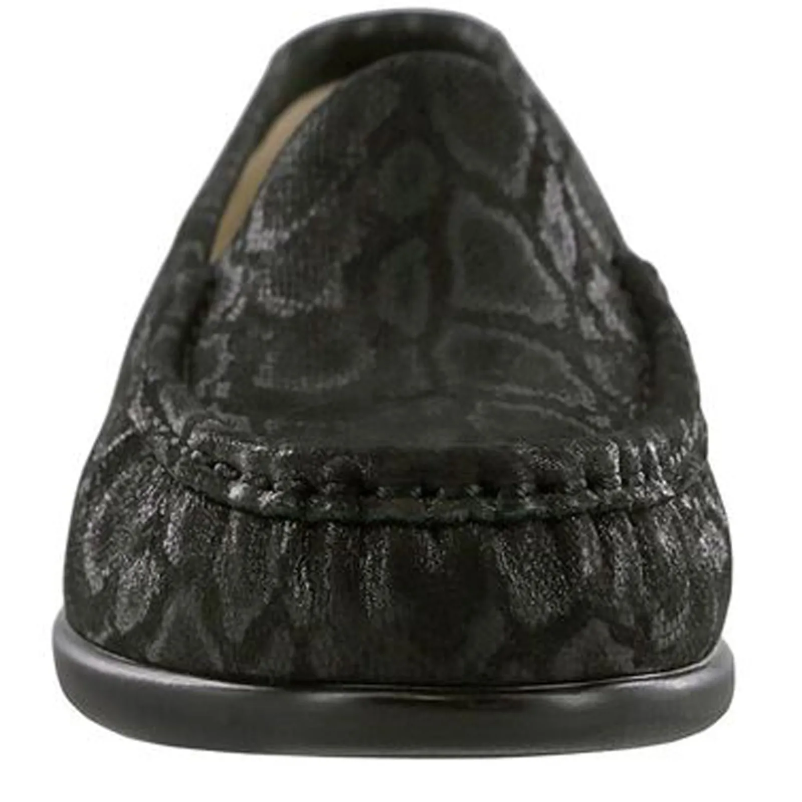 SAS Loafers|Women's , Simplify Loafer Black Snake Print