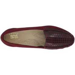 SAS Loafers|Women's , Simplify Loafer Red Tetris