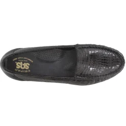 SAS Loafers|Women's , Simplify Loafer Black Croco