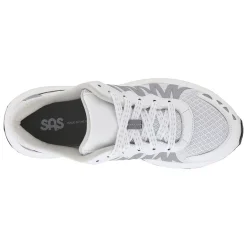 SAS Sneakers & Athletic|Women's , Tempo Sneaker White Silver