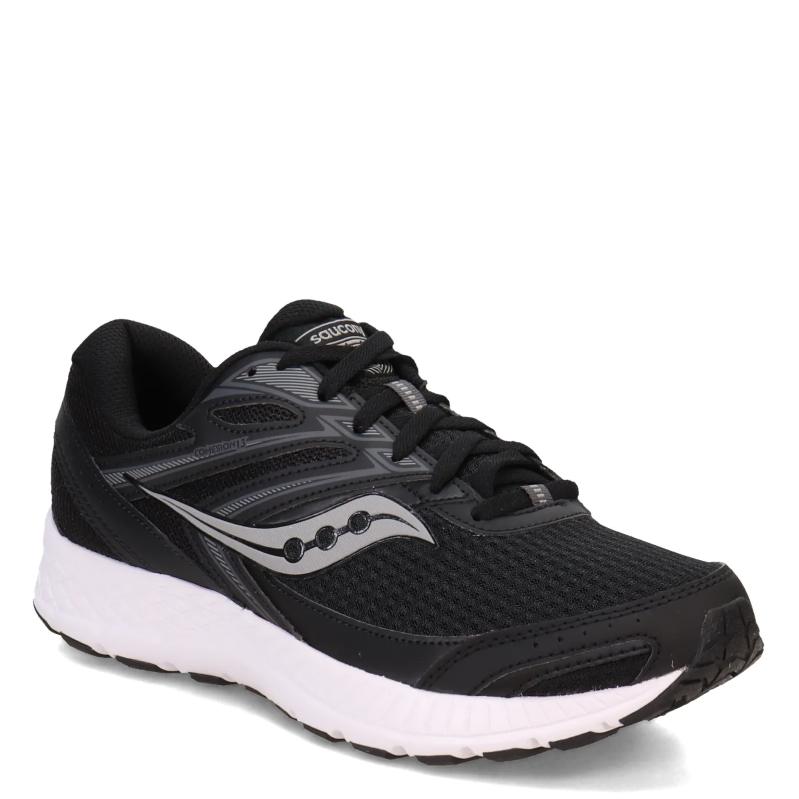 Saucony Sneakers & Athletic|Women's , Cohesion 13 Running Shoe - Wide Width Black/White