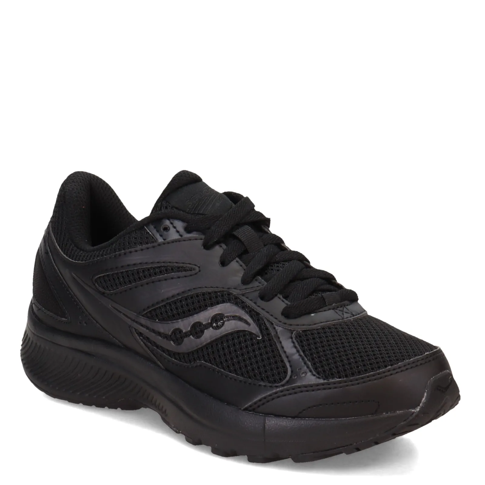 Saucony Sneakers & Athletic|Women's , Cohesion 14 Running Shoe - Wide Width Black/Black