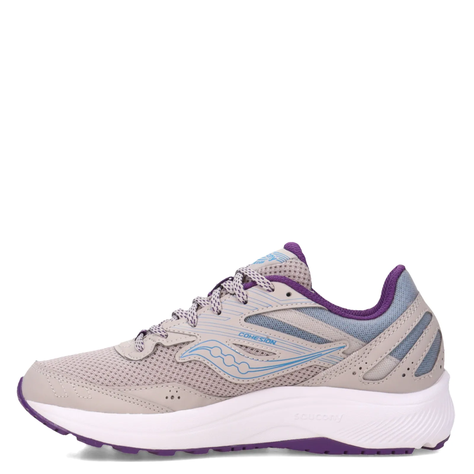 Saucony Sneakers & Athletic|Women's , Cohesion 15 Running Shoe Smoke/Grape