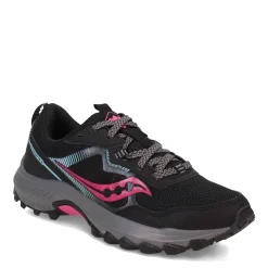 Saucony Sneakers & Athletic|Women's , Excursion TR16 Trail Running Shoe Black/Fuschia
