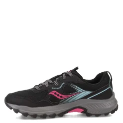 Saucony Sneakers & Athletic|Women's , Excursion TR16 Trail Running Shoe Black/Fuschia