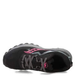 Saucony Sneakers & Athletic|Women's , Excursion TR16 Trail Running Shoe Black/Fuschia