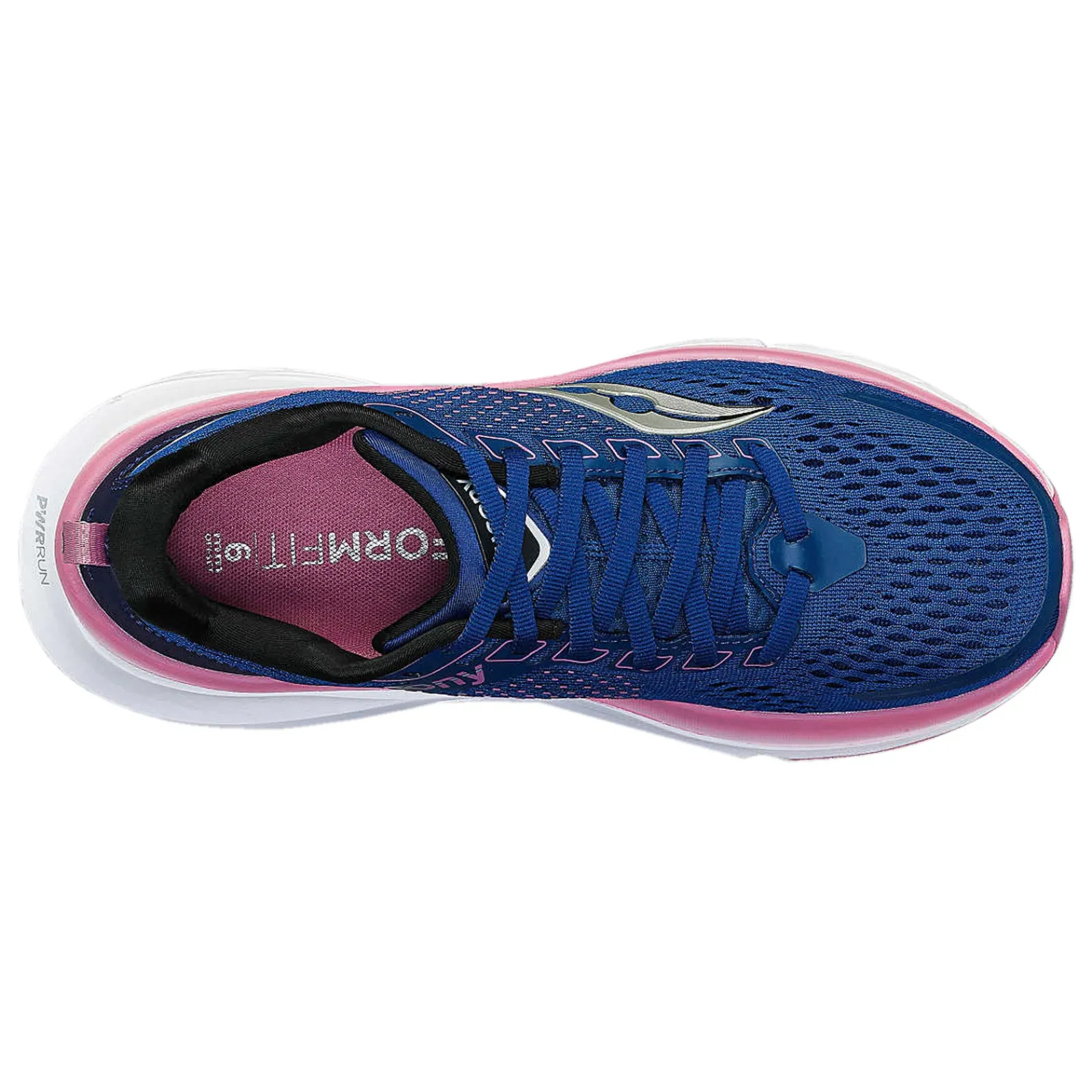 Saucony Sneakers & Athletic|Women's , Guide 17 Running Shoe - Wide Width Navy/Orchid