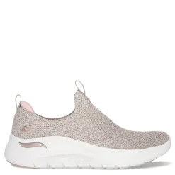Skechers Sneakers & Athletic|Women's , Arch Fit 2.0 - Sheer Shimmer Sneaker Taupe