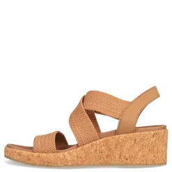 Skechers Sandals|Women's , Arch Fit Beverlee - Love Stays Sandal Tan