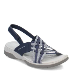 Skechers Sandals|Women's , Arch Fit Reggae Sport Sandal Navy/Grey