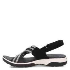 Skechers Sandals|Women's , Arch Fit Reggae Sport Sandal Black/White