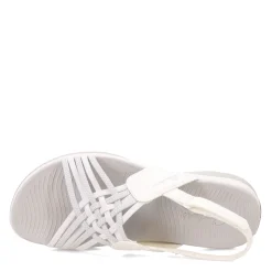 Skechers Sandals|Women's , Arch Fit Reggae Sport Sandal White/Grey