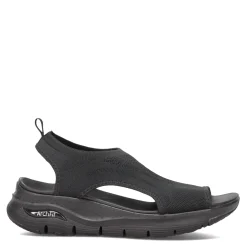 Skechers Sandals|Women's , Arch Fit - City Catch Sandal Black