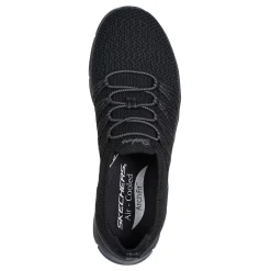 Skechers Slip-On Shoes|Women's , Arch Fit: Sunny - Creative Pass Sneaker Black/Black