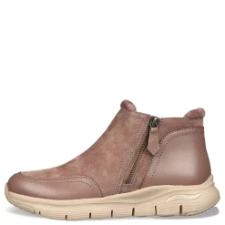 Skechers Boots|Women's , Arch Fit Smooth - Modest Boot Mushroom