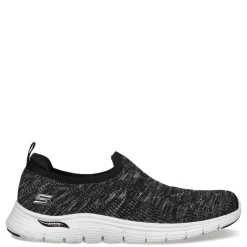 Skechers Slip-On Shoes|Women's , Arch Fit Vista - Inspiration Sneaker Black/Pink