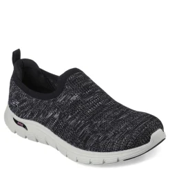 Skechers Slip-On Shoes|Women's , Arch Fit Vista - Inspiration Sneaker Black/Pink