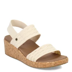 Skechers Wedges|Women's , Arch Fit Beverlee - Mesh On You Sandal Natural