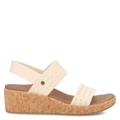 Skechers Wedges|Women's , Arch Fit Beverlee - Mesh On You Sandal Natural
