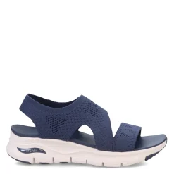 Skechers Wedges|Women's , Arch Fit - Brightest Day Sandal Navy