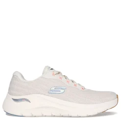 Skechers Sneakers & Athletic|Women's , Arch Fit 2.0 - Rich Vision Sneaker Natural/Light Blue/Neon