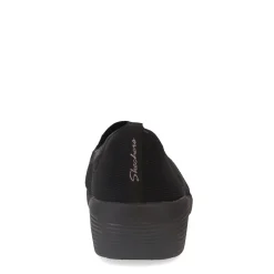 Skechers Slip-On Shoes|Women's , Arya - Clear Skies Slip-On Black/Black