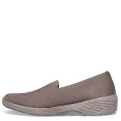 Skechers Sneakers & Athletic|Women's , Arya - Clear Skies Slip-On Dark Taupe