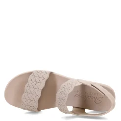 Skechers Sandals|Women's , Arya - On The Rise Sandal Taupe