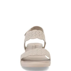 Skechers Wedges|Women's , Arya - On The Rise Sandal Taupe