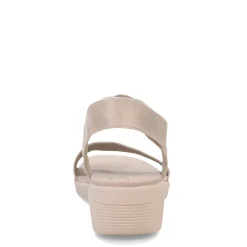 Skechers Wedges|Women's , Arya - On The Rise Sandal Taupe