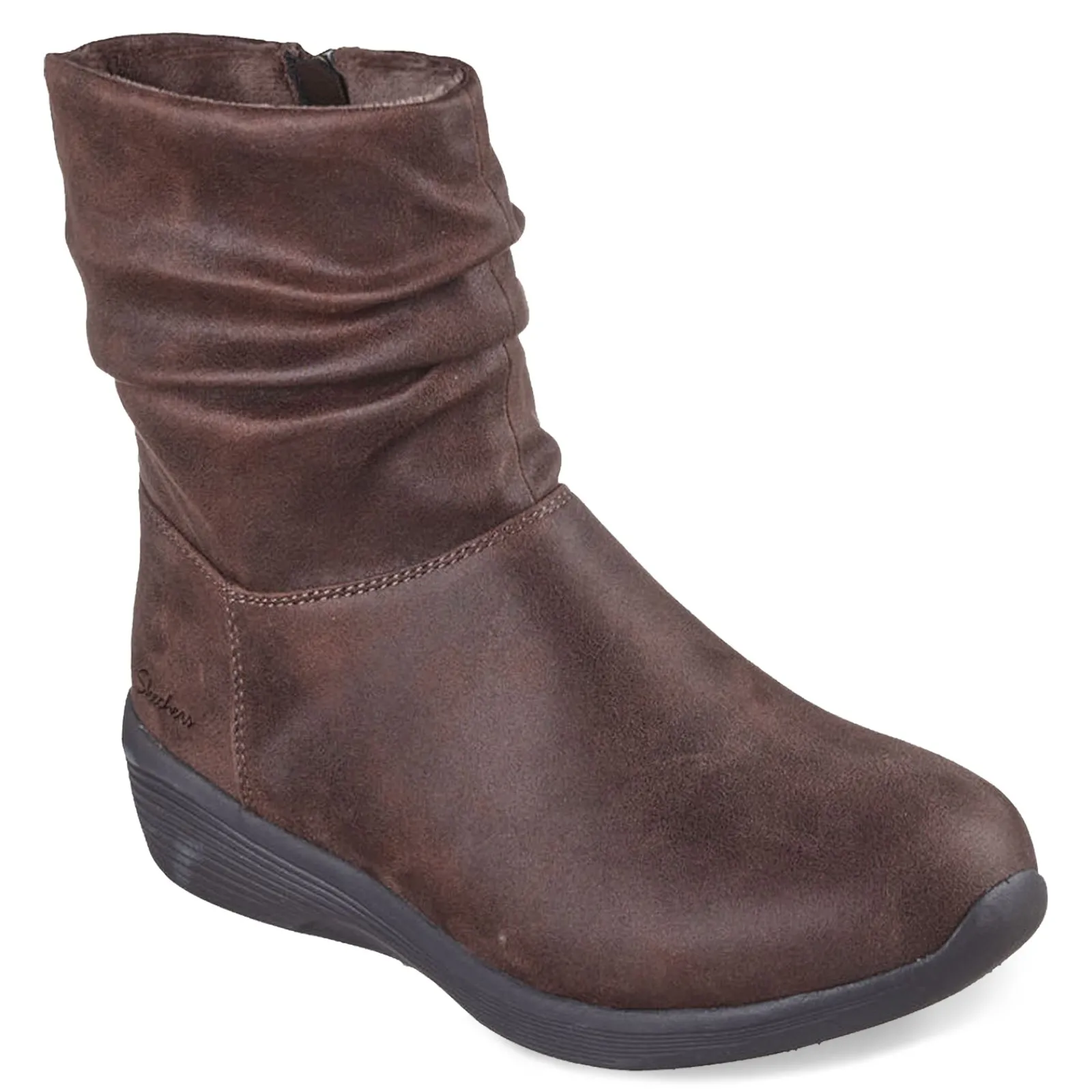 Skechers Boots|Women's , Arya Fashionista Boot Chocolate
