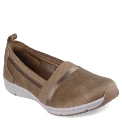 Skechers Slip-On Shoes|Women's , Be-Cool - Classy Step Slip-On Chestnut