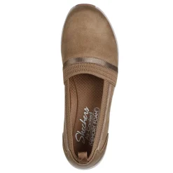 Skechers Slip-On Shoes|Women's , Be-Cool - Classy Step Slip-On Chestnut