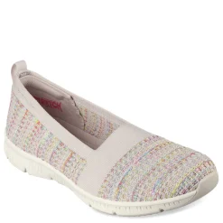 Skechers Slip-On Shoes|Women's , Be-Cool - Sherbet Skies Slip-On Natural Multi