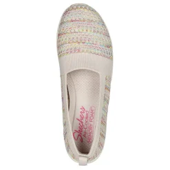 Skechers Slip-On Shoes|Women's , Be-Cool - Sherbet Skies Slip-On Natural Multi