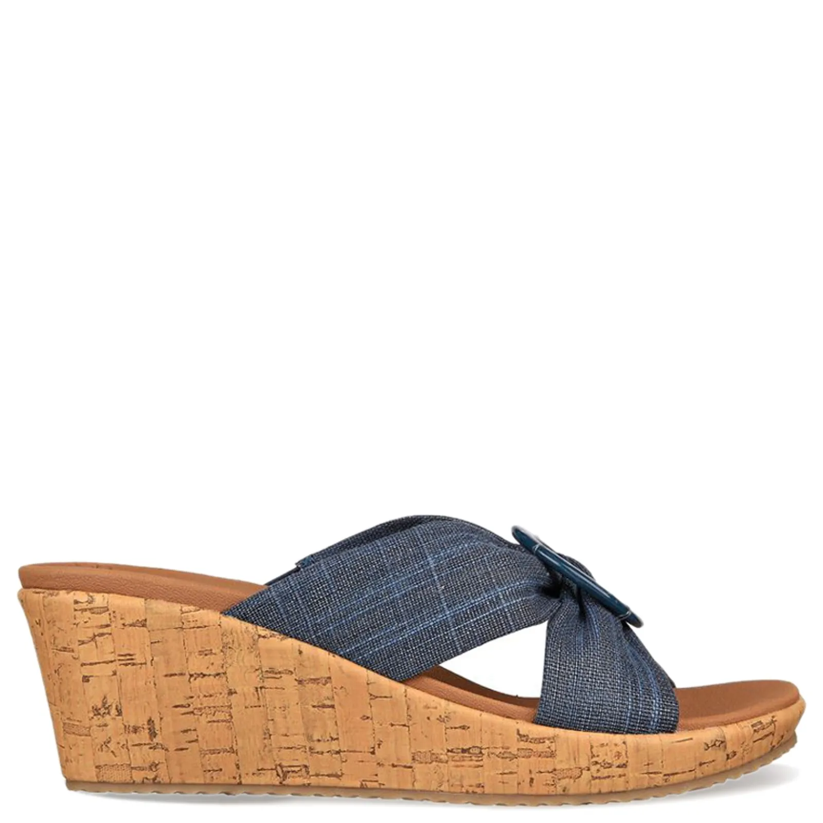 Skechers Wedges|Women's , Beverlee - Sail Twist Sandal Black