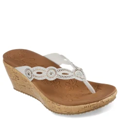 Skechers Wedges|Women's , Beverlee - Happy Charmer Sandal Off White