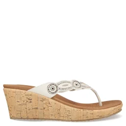 Skechers Wedges|Women's , Beverlee - Happy Charmer Sandal Off White