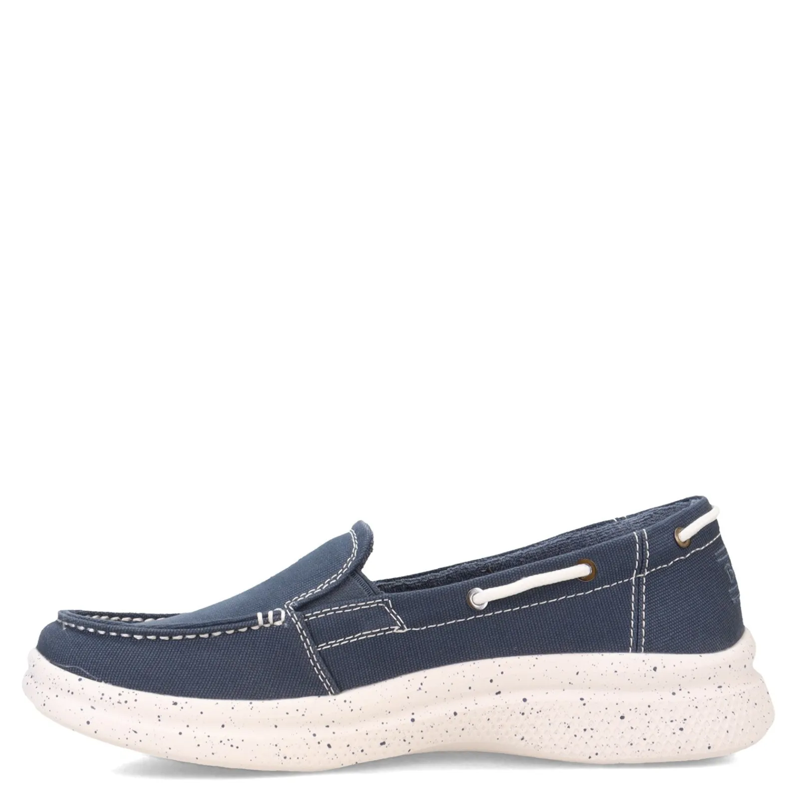 Skechers Loafers|Women's , BOBS Arch Fit Skipper - Playful Brisk Slip-On Navy