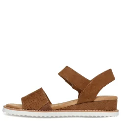 Skechers Sandals|Women's , BOBS Desert Kiss - Serendipitous Sandal Chestnut