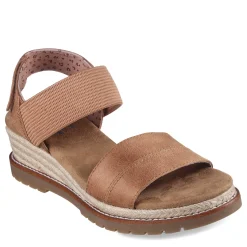 Skechers Sandals|Women's , BOBS Desert Chill - City Scapes Sandal Chestnut