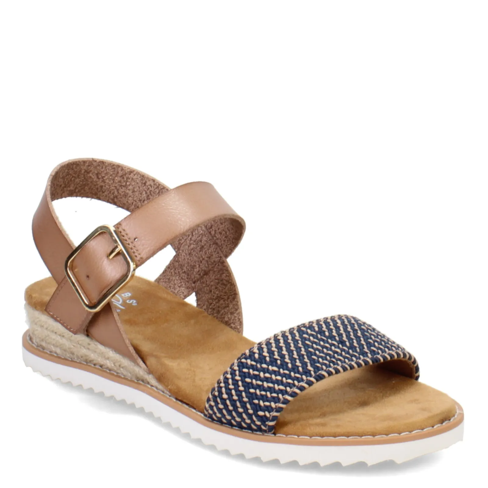 Skechers Sandals|Women's , BOBS Desert Kiss - Bold Dreams Sandal Navy Multi