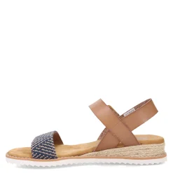 Skechers Sandals|Women's , BOBS Desert Kiss - Bold Dreams Sandal Navy Multi