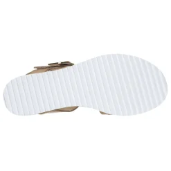 Skechers Sandals|Women's , BOBS Desert Kiss - Sunny Flair Sandal Natural