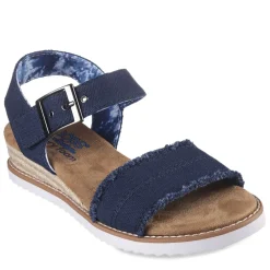 Skechers Sandals|Women's , BOBS Desert Kiss - Adobe Princess Sandal Navy