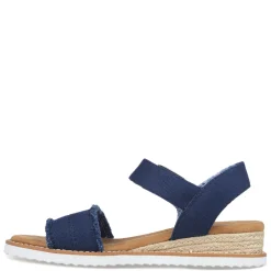 Skechers Sandals|Women's , BOBS Desert Kiss - Adobe Princess Sandal Navy