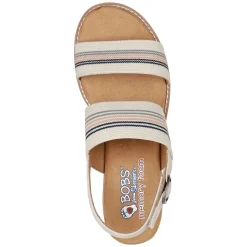 Skechers Sandals|Women's , BOBS Desert Kiss Hi - Tea Time Sandal Natural / Multi